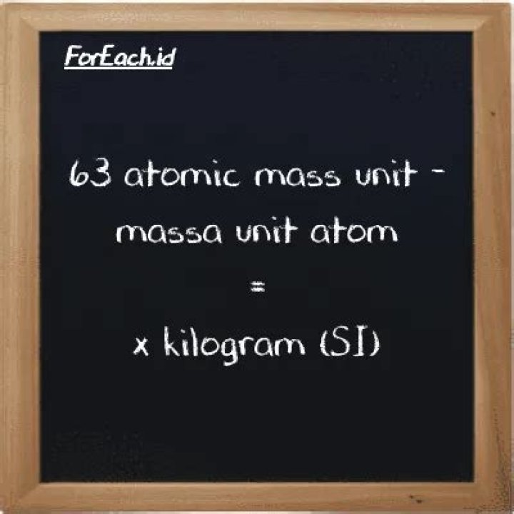 Amu To Kg