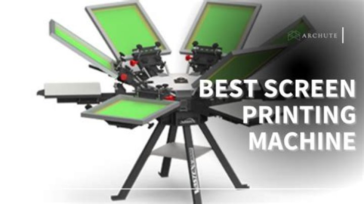 Best Screen Printing Machine Buying Guide