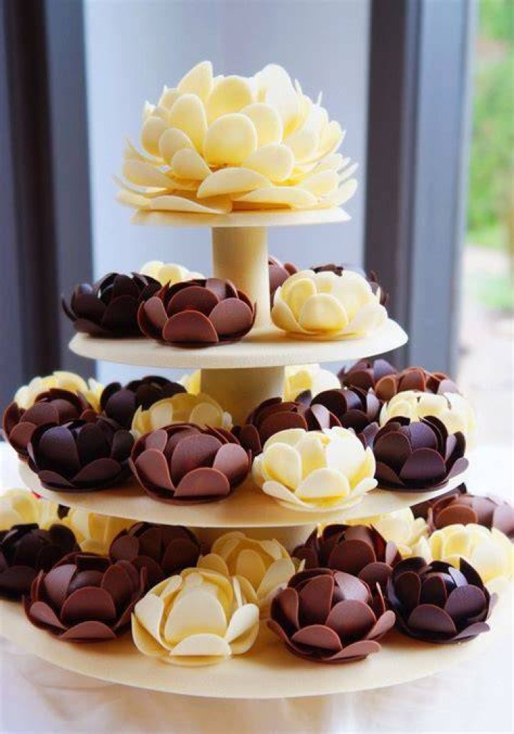 chocolate flowers