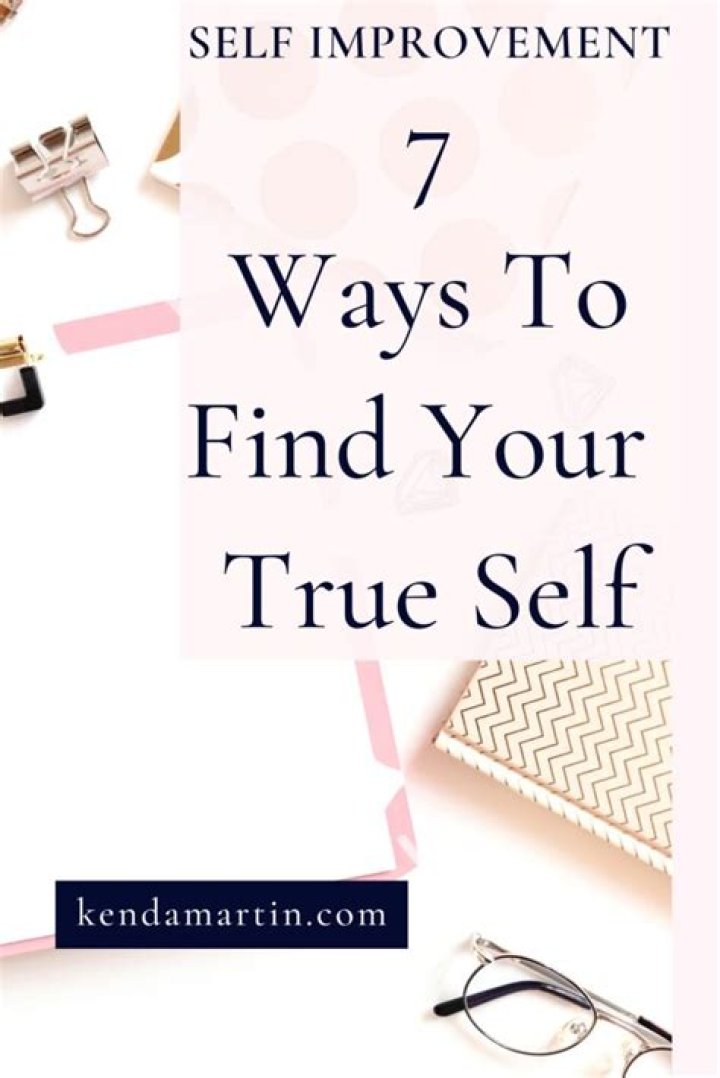 How to find yourself again