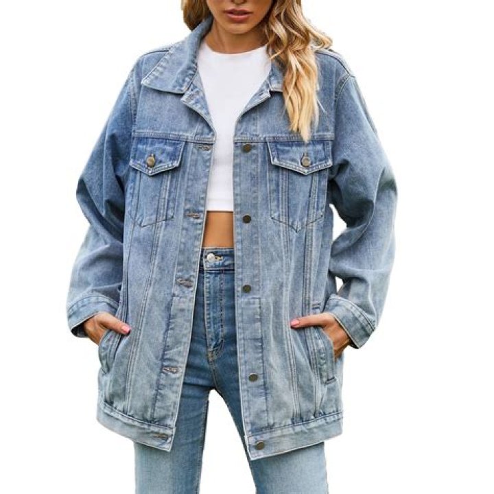 oversized denim jacket women