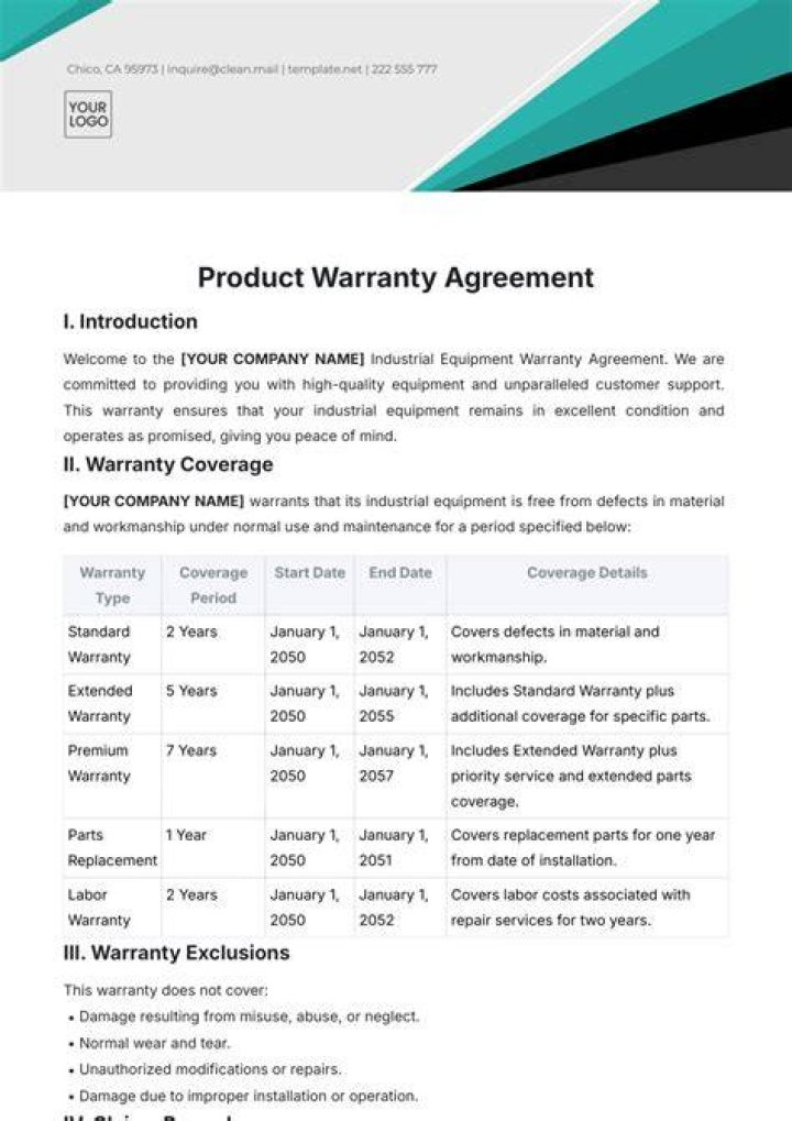 Warranty